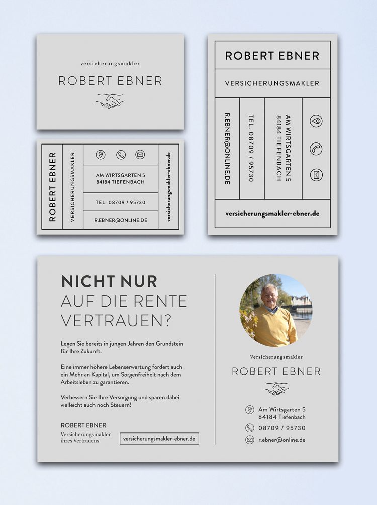 Robert Ebner – Geschäftsausstattung