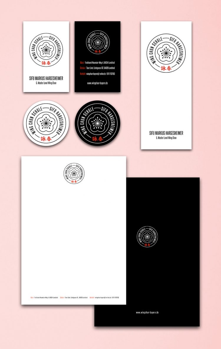 Wing Chun Schule Sifu Hargesheimer – Geschäftsausstattung