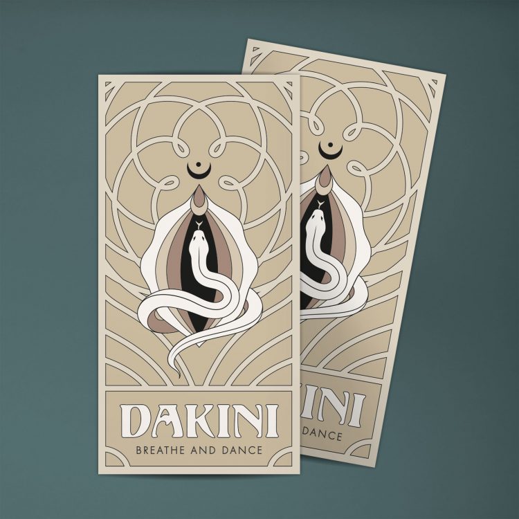 DAKINI – Logo- und Flyergestaltung